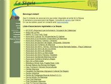 Tablet Screenshot of lasequia.cat